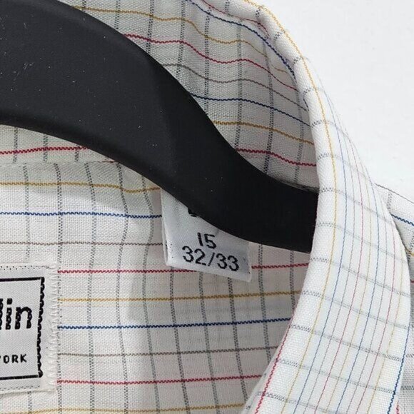 Pierre Cardin long sleeve shirt - Men's - Multi-Colored - 15 32/33 Full Cut - Picture 9 of 11